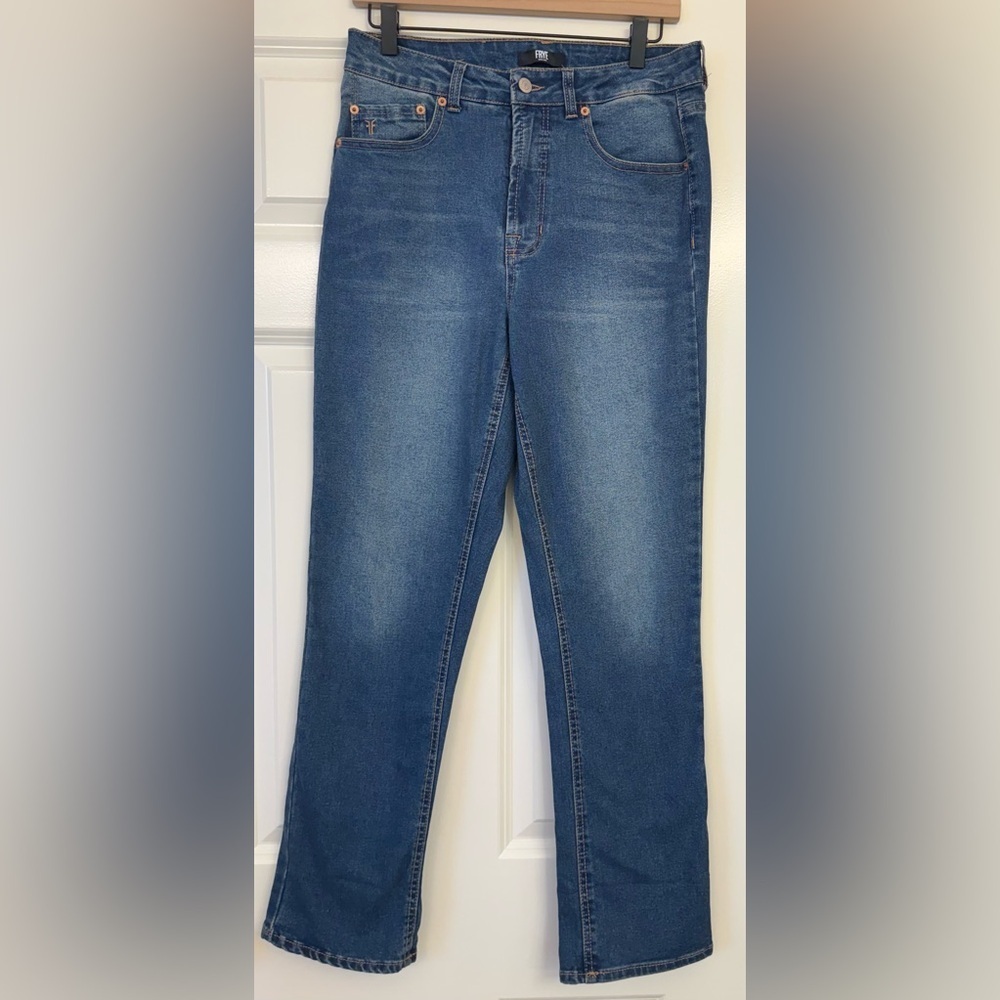 FRYE Classic Straight Leg Jeans Dark Wash Denim Size 4 / 27